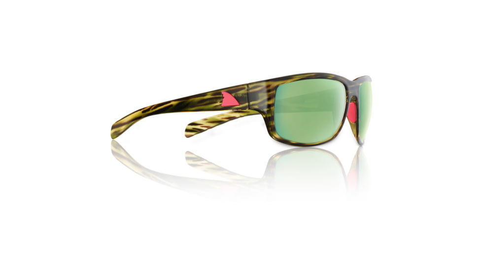 Redfin Polarized Amelia Sunglasses, Driftwood Frame, Seagrass Polarized Lens, One Size, 1509