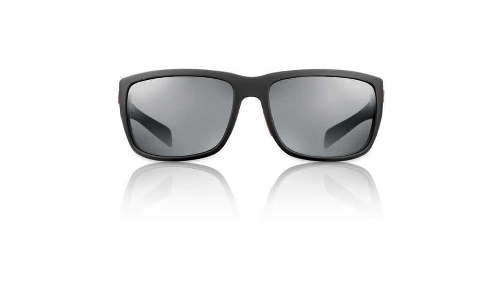 Redfin Polarized Amelia Sunglasses, MBlack Frame, Dark Shad Mirror Polarized Lens, One Size, 1502