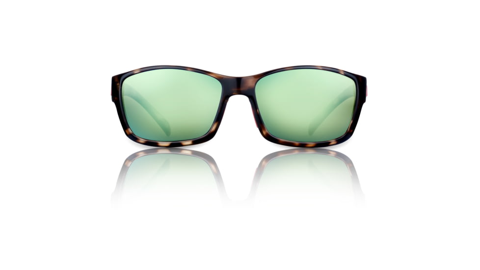 Redfin Polarized Dock Tortoise Sunglasses, Dock Tortoise Frame, Seagrass Polarized Lens, One Size, 1202