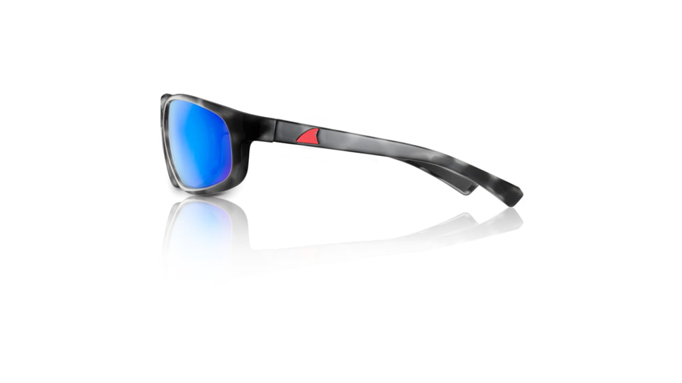 Redfin Polarized Jekyll Sunglasses, Black Tortoise Frame, Coastal Blue Polarized Lens, One Size, 1608