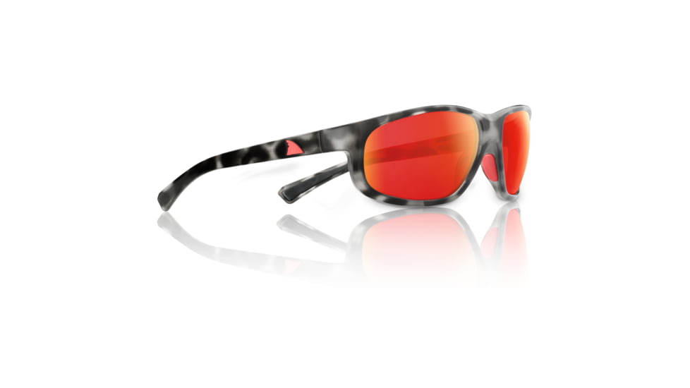 Redfin Polarized Jekyll Sunglasses, Black Tortoise Frame, Hull Red Polarized Lens, One Size, 1609