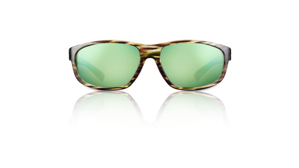 Redfin Polarized Jekyll Sunglasses, Driftwood Frame, Seagrass Polarized Lens, One Size, 1610