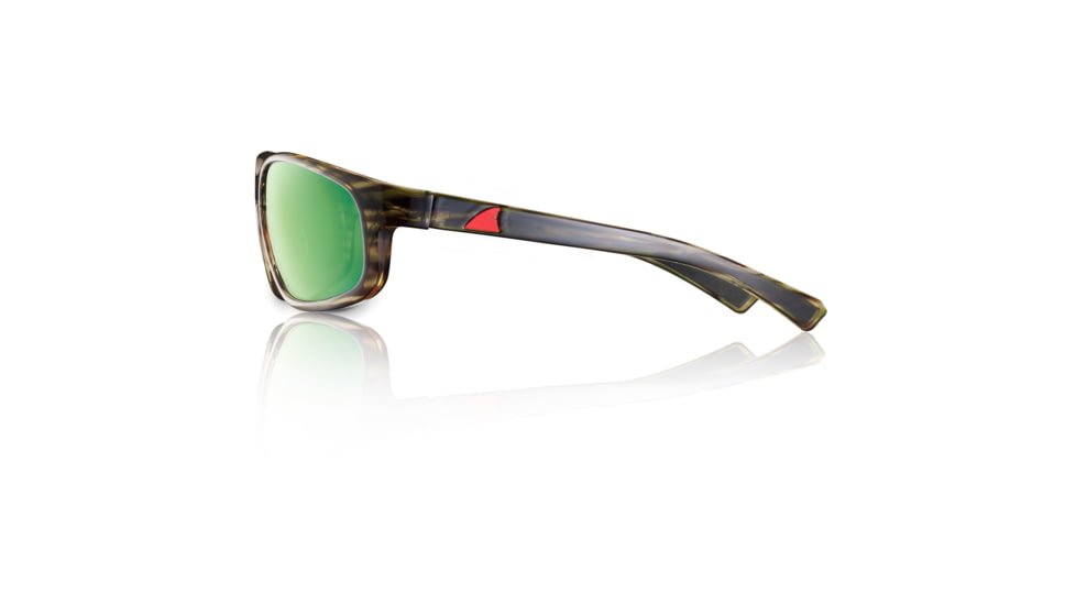Redfin Polarized Jekyll Sunglasses, Driftwood Frame, Seagrass Polarized Lens, One Size, 1610