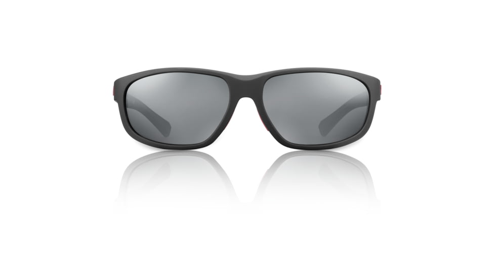Redfin Polarized Jekyll Sunglasses, MBlack Frame, Dark Shad Mirror Polarized Lens, One Size, 1602
