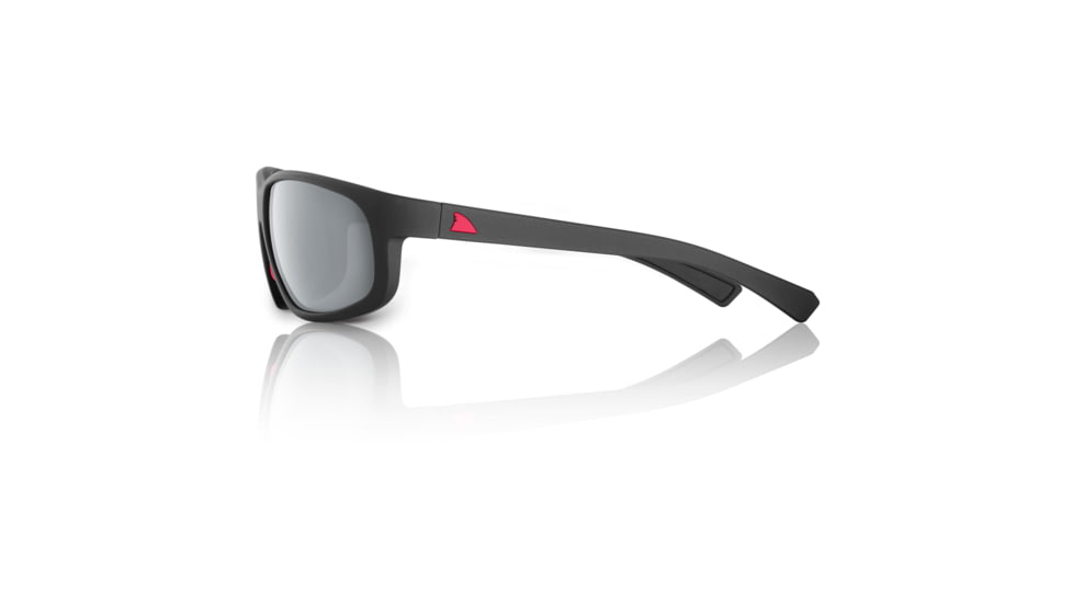 Redfin Polarized Jekyll Sunglasses, MBlack Frame, Dark Shad Mirror Polarized Lens, One Size, 1602