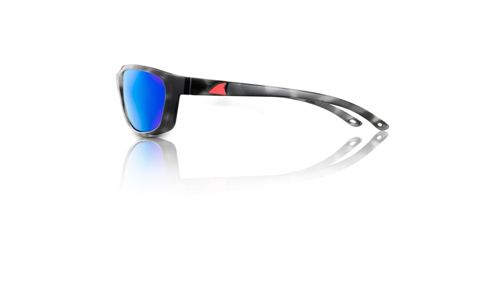 Redfin Polarized Keewaydin Sunglasses, Black Tortoise Frame, Coastal Blue Polarized Lens, One Size, 1902