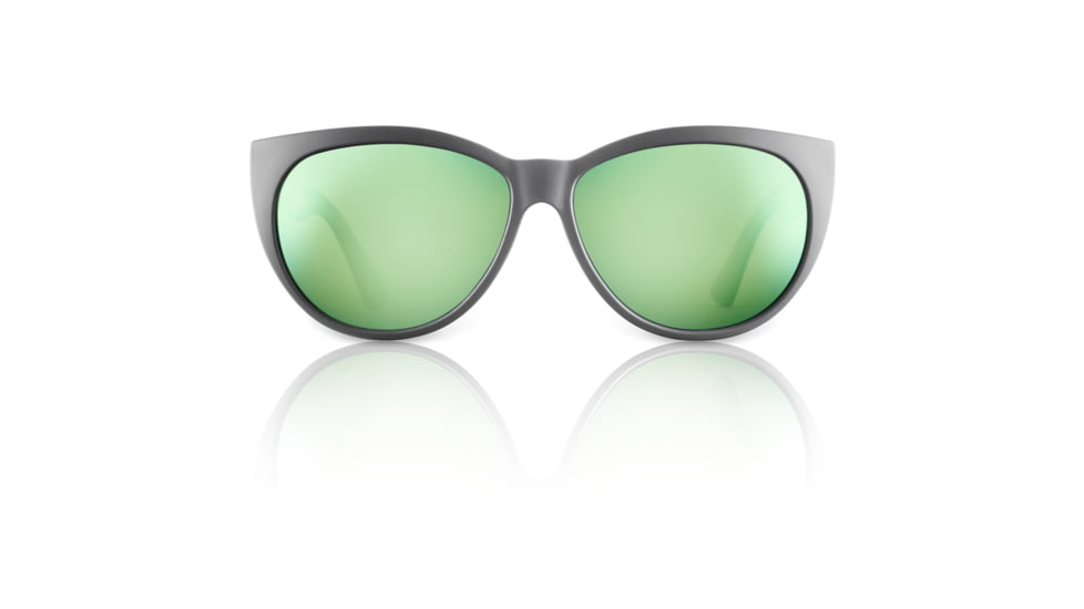 Redfin Polarized Key Largo Sunglasses, Matte Gray Frame, Seagrass Polarized Lens, One Size, 2102