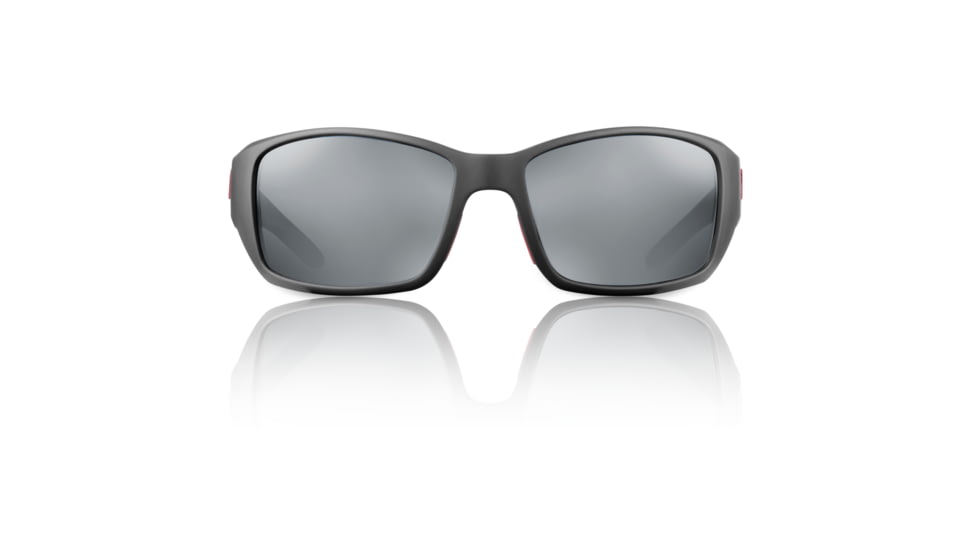 Redfin Polarized Wassaw Sunglasses, MBlack Frame, Shad Mirror Polarized Lens, One Size, 1304