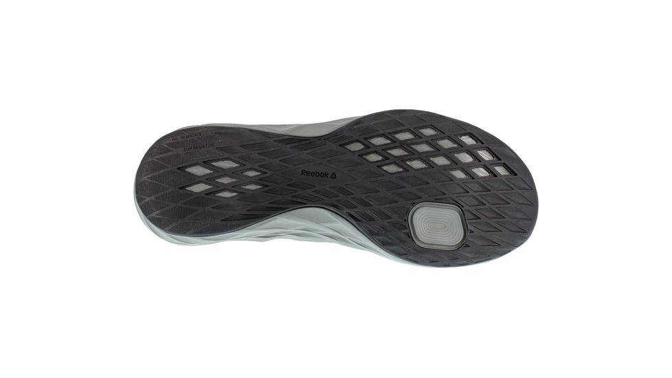 Reebok Astroride Work Athletic Oxford - Mens, Medium, Black/Red/Dark Grey, 8, 690774466432