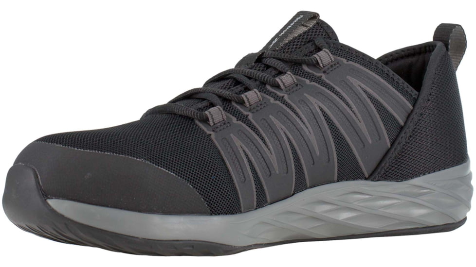 Reebok Astroride Work Athletic Oxford - Womens, Black/Dark Grey, 10.5, Wide, 690774461741