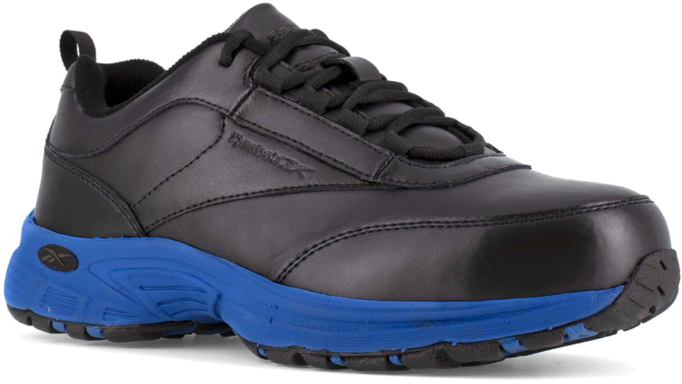 Reebok Ateron Sport Oxford, Black/Blue, 9.5, M RB4830-BLK/BLUE-9.5-M-M