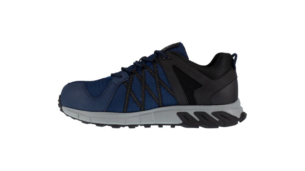 Reebok Mens Guide Work Performance Cross Trainer Shoes - Mens, Medium, Navy/Black/Grey, 8, 690774497344
