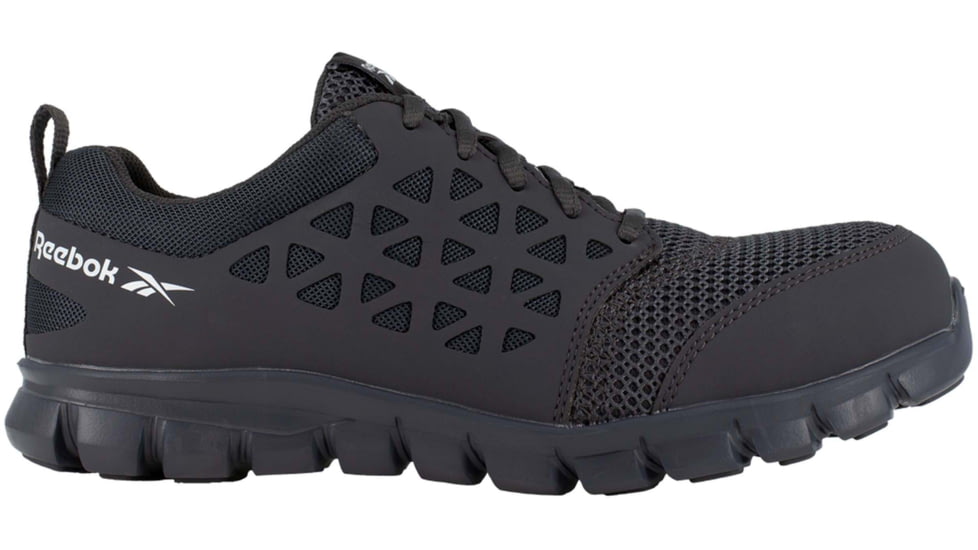 Reebok Sublite Cushion Work Shoe Toe Athletic Oxford - Mens, Grey, 15, Medium, 690774454149