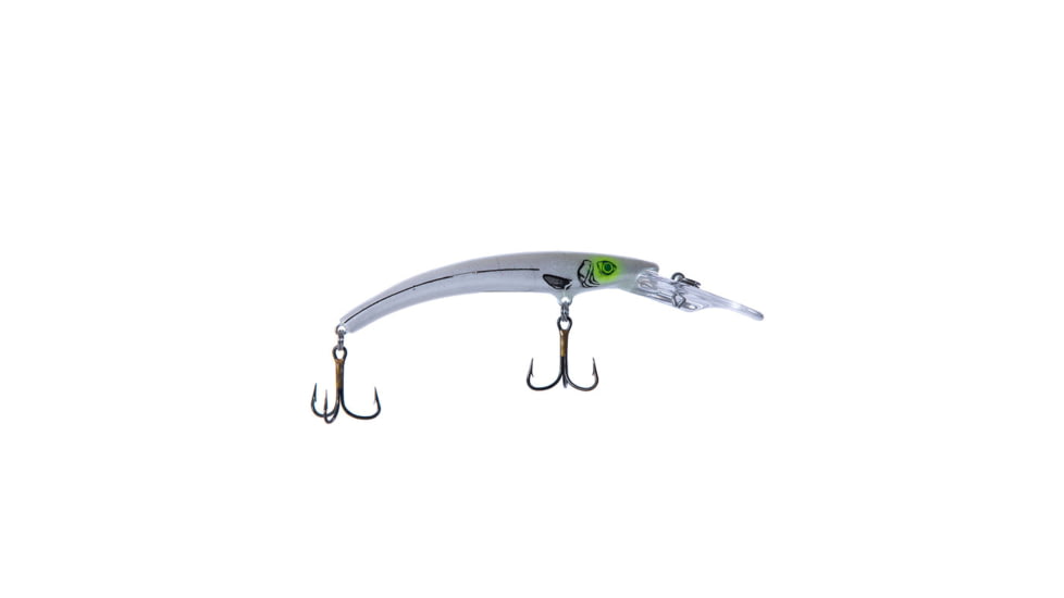 Reef Runner Deep Little Ripper 600 Minnow, 21ft Diving Depth, 4-9/16in, 1/4oz, Mooneye Minnow, 60029