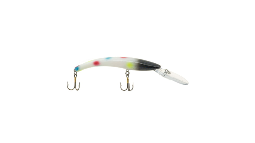 Reef Runner Deep Little Ripper 600 Minnow, 21ft Diving Depth, 4-9/16in, 1/4oz, Wonderbread, 60095