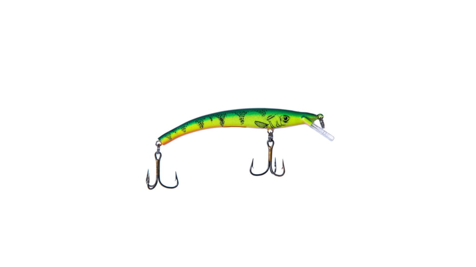 Reef Runner Little Ripper 500 Minnow, 7ft Diving Depth, 3 3/4in 1/4oz, Firetiger, 50021