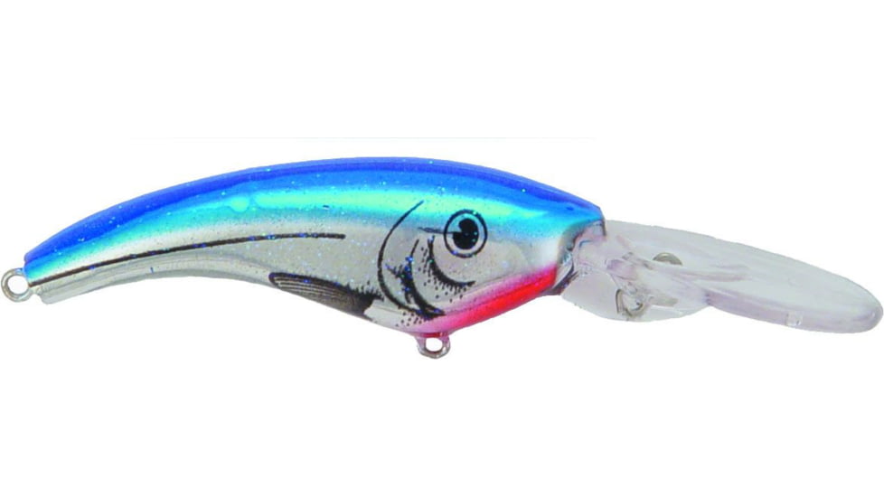 Reef Runner Ripshad 2-1/8in Crankbaits, Chrome/Blue, 200-04