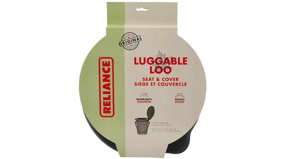 Reliance Luggable Loo Seat And Cover, 9881-03