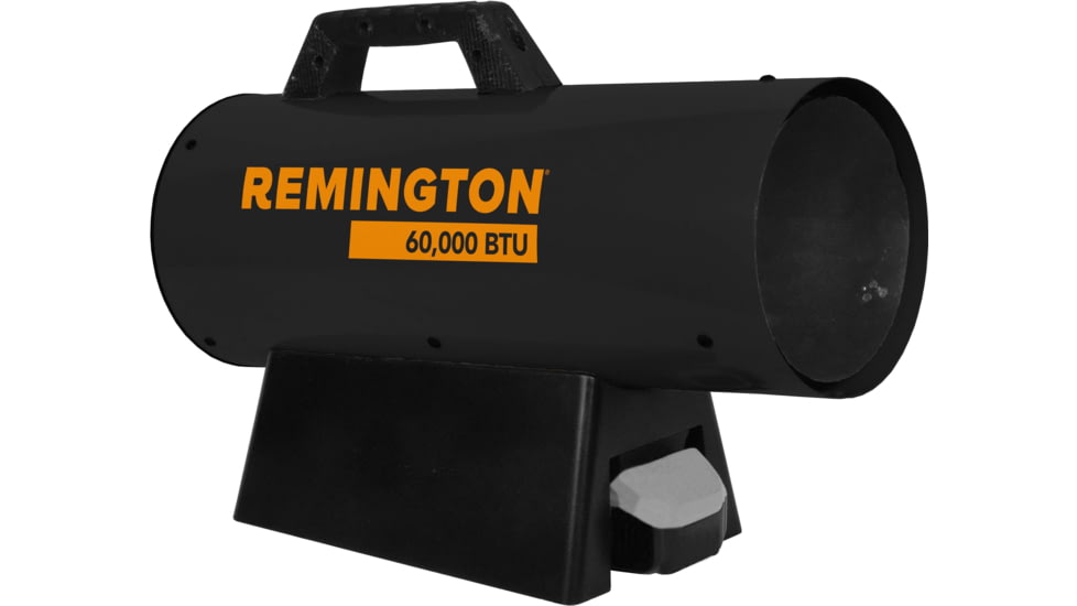 Remington Battery Operated Liquid Propane Forced Air Heater, Variable Output, 60,000 BTU, Black, Medium, REM-60VBOA-GFA-B