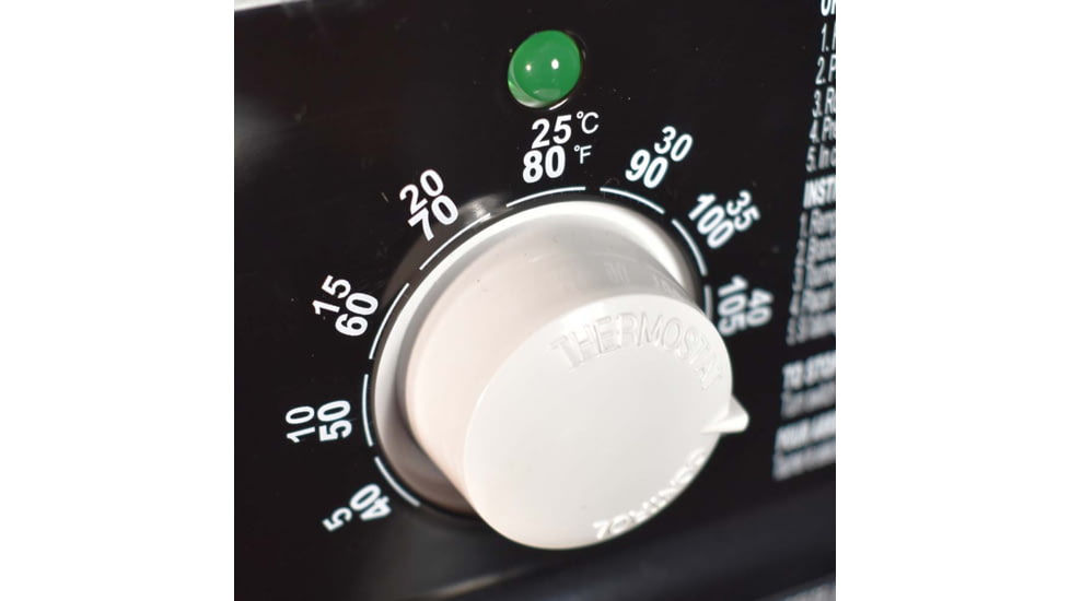 Remington Kerosene Forced Air Heater with Thermostat, 80,000 BTU, Black, Large, REM-80T-KFA-B