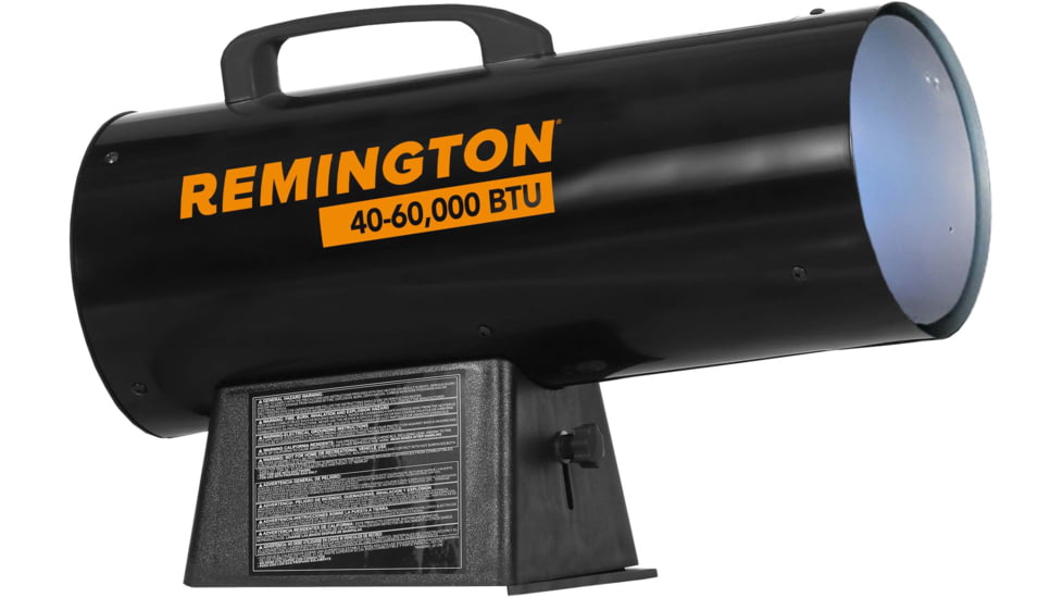 Remington Liquid Propane Forced Air Heater, Variable Output, 60,000 BTU, Black, Medium, REM-60V-GFA-B