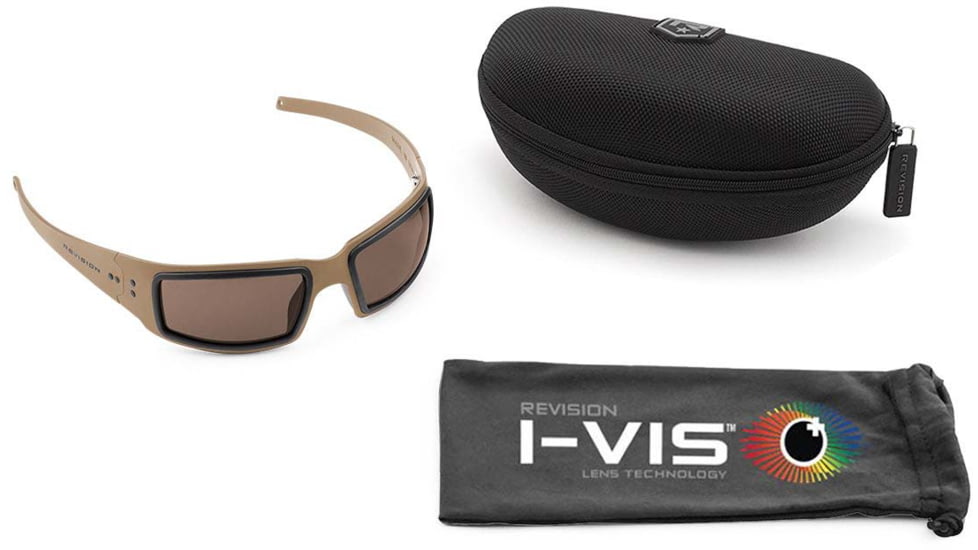 Revision Speed Demon Sunglasses Basic Kits, Cerakote Coyote Brown Frame, Aros Lens, 4-0756-0010