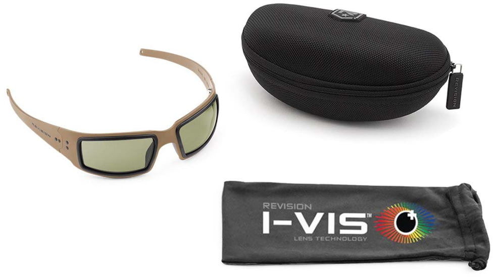 Revision Speed Demon Sunglasses Basic Kits, Cerakote Coyote Brown Frame, Cano Lens, 4-0756-0009