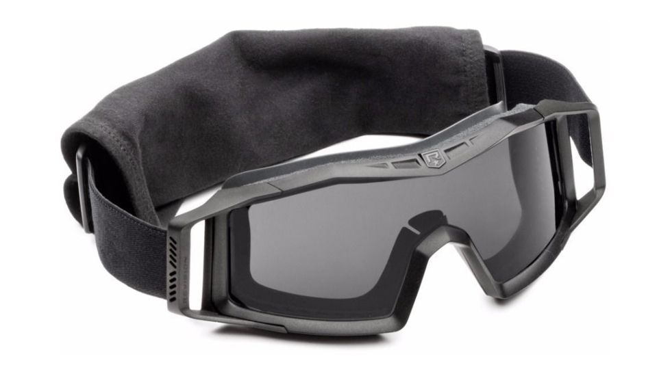 Revision Wolfspider Goggle U.S. Miltary Kit, Clear/Solar Lens, Black Frame, 4-0307-0237