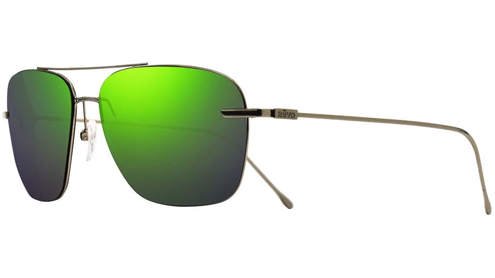 Revo Air 3 Sunglasses - Men's, Satin Gunmetal Frame, Evergreen Photo Lens, Medium, RE 1209 00 GNP