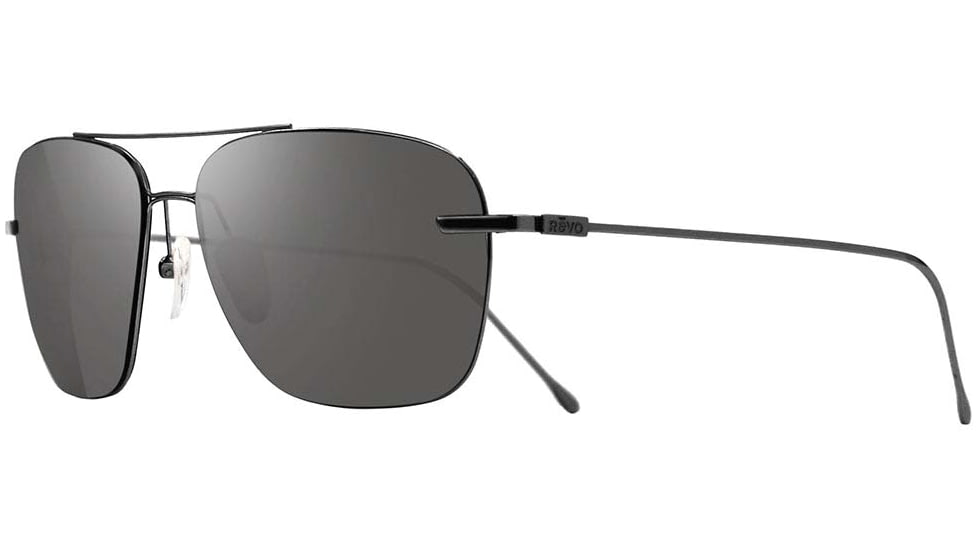 Revo Air 3 Sunglasses - Mens, Shiny Black/Graphite, Medium, RE 1209 01 GY