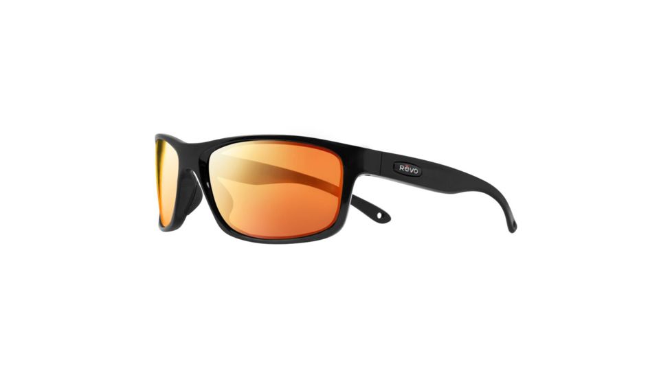 Revo Harness Eyewear - Unisex - Sunglasses, Matte Black Frame, Open Road Lens, Polarized, RE 4071 11 OR