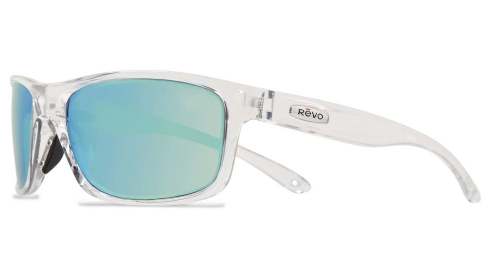 Revo Harness Sunglasses, Crystal Frame, Green Water Lens RE4071-09-GN