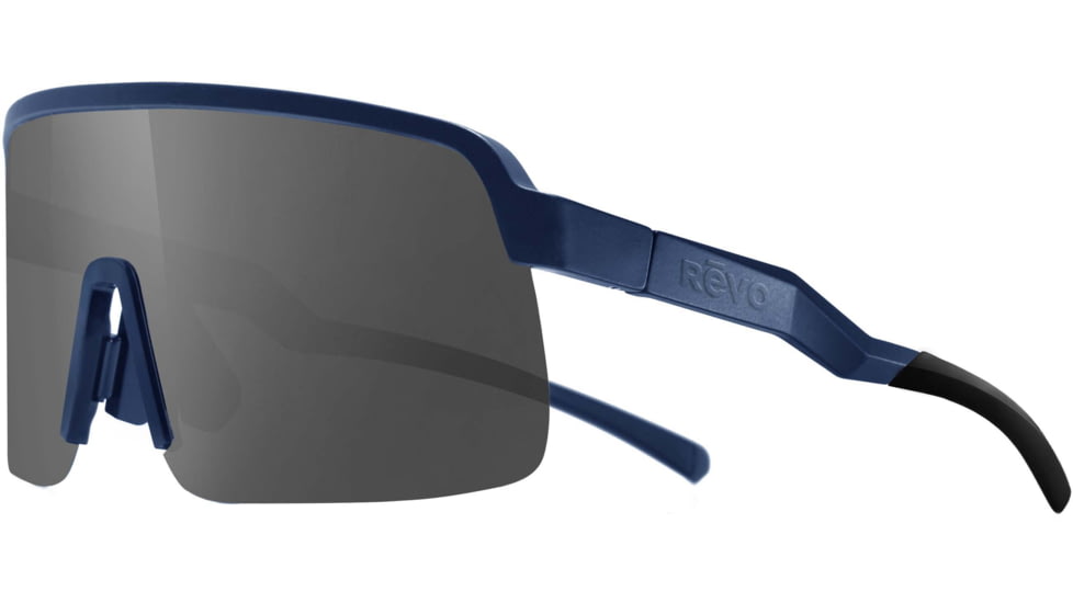 Revo Omega Sunglasses, Matte Blue Frame, Graphite Lens, Medium, RE 1213 05 GY