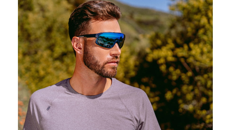 Revo Polar Sunglasses, Matte Blue/Blue Water, Medium, RE 1212 05 BL