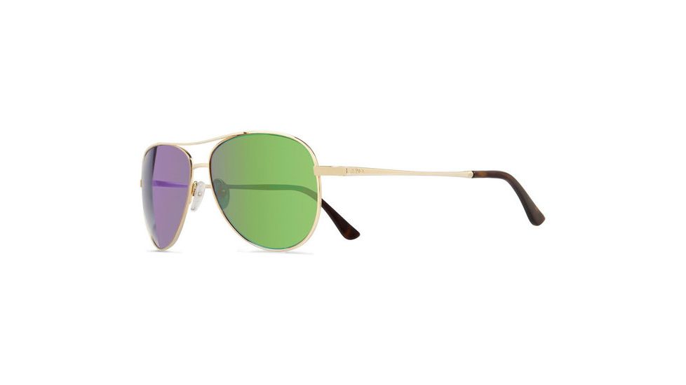 Revo Relay Sunglasses, Gold Frame, Spectra Lens, Polarized, RE 1014 04 SP