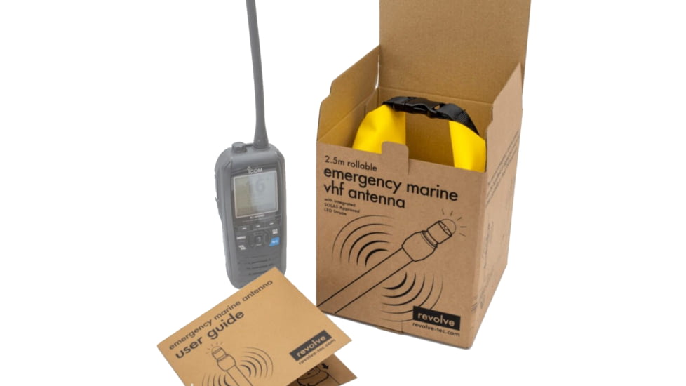 Revolve Emergency VHF Antenna, Hi-Viz Yellow, EA00125004S