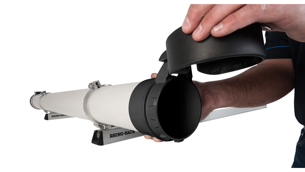 Rhino Rack Conduit Locking End Caps for Schedule 40 PVC Pipes, LSE102