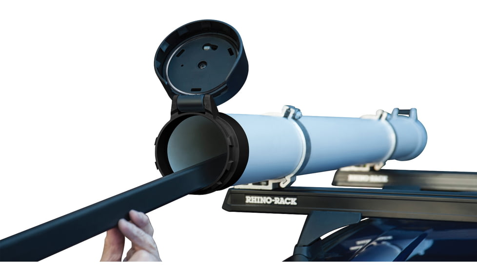 Rhino Rack Conduit Locking End Caps for Schedule 40 PVC Pipes, LSE102