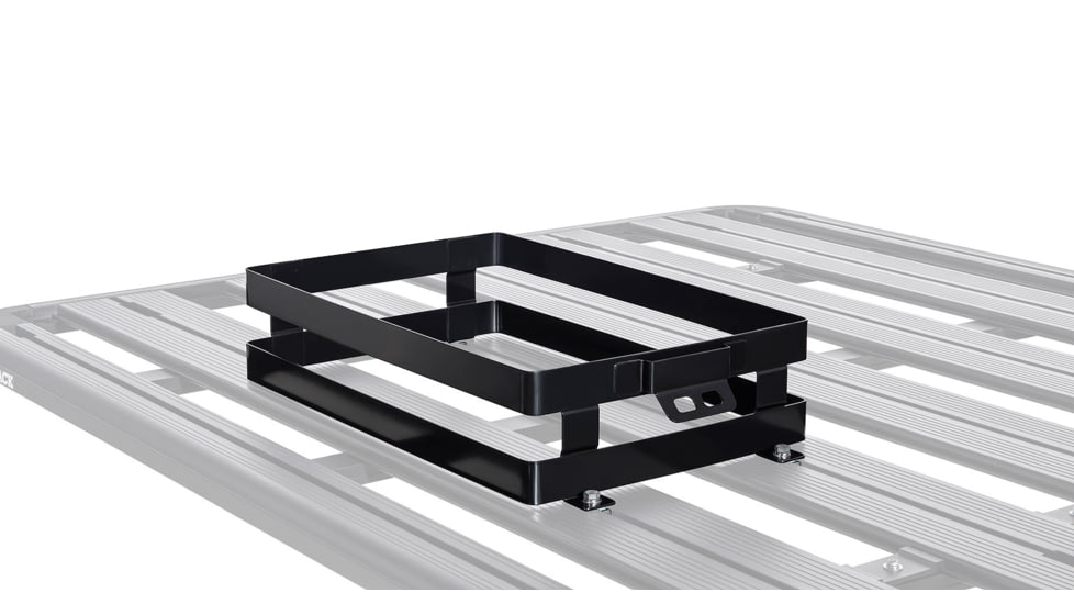 Rhino Rack Double Horizontal Jerry Can Holder, Steel, 43152