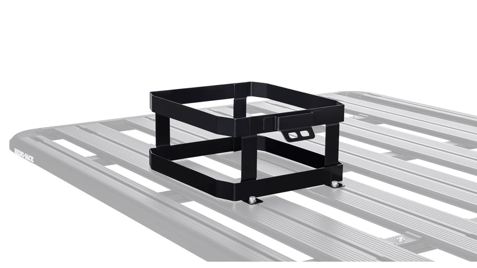 Rhino Rack Double Vertical Jerry Can Holder, Steel, 43151