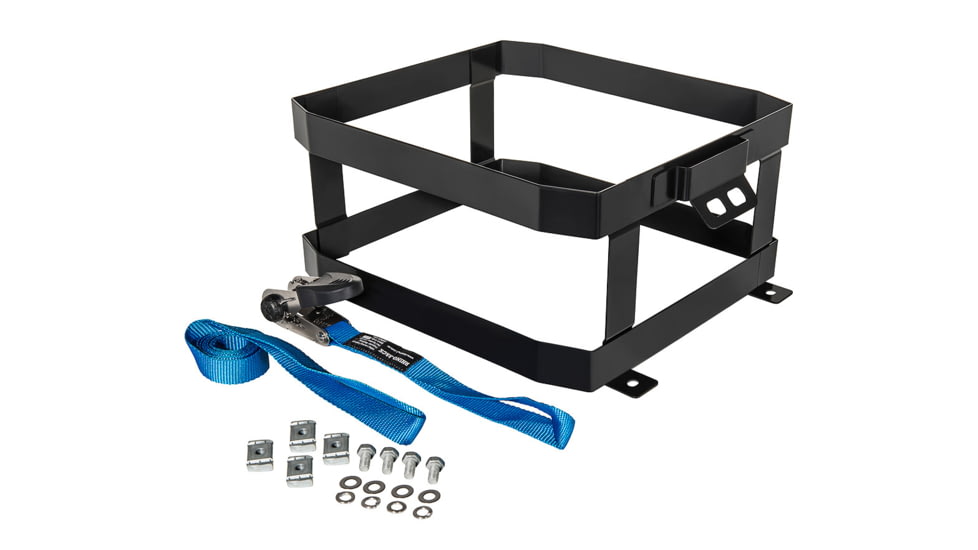 Rhino Rack Double Vertical Jerry Can Holder, Steel, 43151