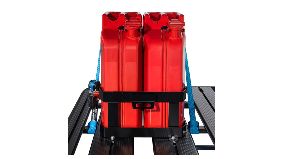 Rhino Rack Double Vertical Jerry Can Holder, Steel, 43151