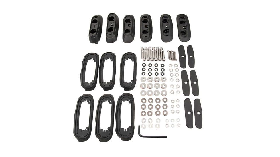 Rhino Rack RCP Base Kit 200 Series LC 11/07, 6 Pcs, RCP17-BK