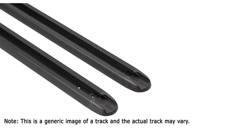 Rhino Rack RTV Track Set, 1280mm, Black, RTV128