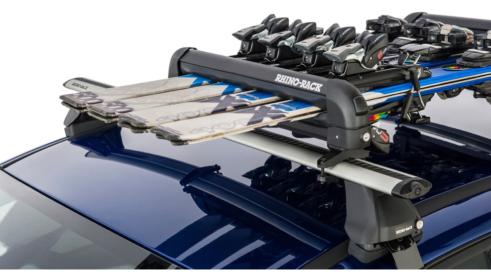 Rhino Rack Ski Arm Universal Fit, 4 Pair, Black, 574