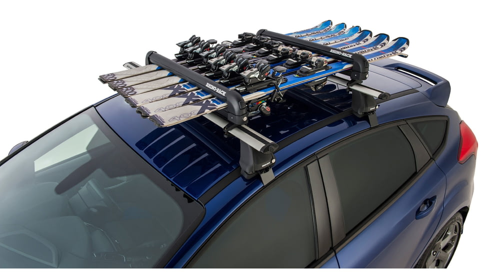 Rhino Rack Ski Arm Universal Fit, 6 Pair, Black, 576