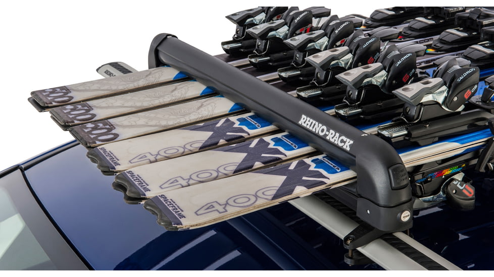 Rhino Rack Ski Arm Universal Fit, 6 Pair, Black, 576