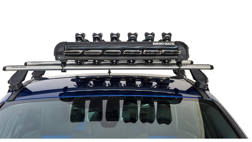 Rhino Rack Ski Arm Universal Fit, 6 Pair, Black, 576