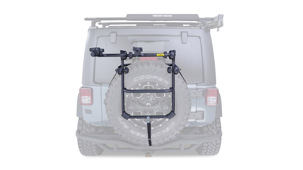 Rhino Rack Spare Wheel Bike Carrier, Black, RBC025