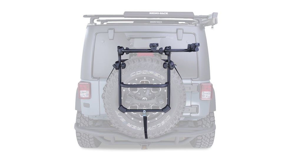 Rhino Rack Spare Wheel Bike Carrier, Black, RBC025
